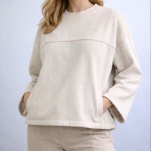 HAVEN Well Within Organic Cotton Blend Cozy Sweater L
